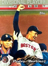 2000 Topps #225 Divisional Playoff Highlight - Pedro Martinez - Red Sox