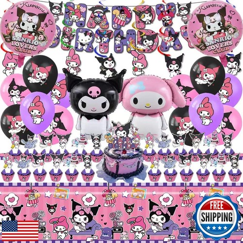 52PCS - For Anime theme Theme Party Decorations Set - Ideal for Girls' Birthd