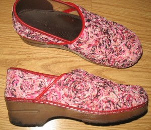 pink nursing clogs