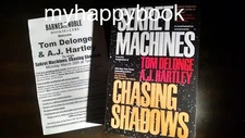 SIGNED Sekret Machines by A. J. Hartley and Tom DeLonge, UFO, new, autographed