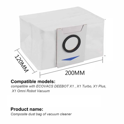Dust Bag For Ecovacs Deebot X1 Omni,X1 Plus/Pro,T10 Omni,T10 Plus,T20 Omni Robot - Picture 9 of 12
