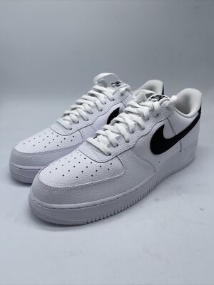 Nike Air Force 1 White Black 2020 CT2302-100 Size 10 | eBay