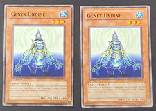 Yugioh TCG - 2x Genex Undine - TSHD-EN091 - NMN/LP - 1st Ed - Common - Aqua 2010
