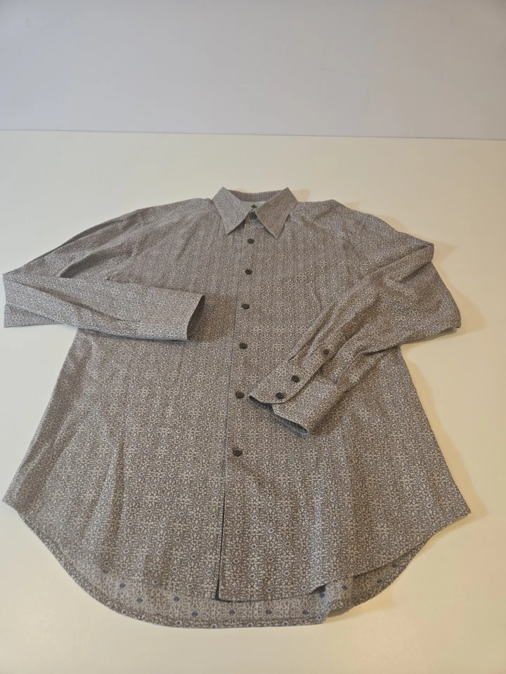 ROBERT GRAHAM Paisley Long Sleeve Geometric Shirt Multi Color Men's Size XL - Image 4 of 4