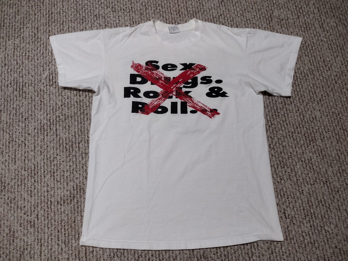 VINTAGE 90s Nike Basketball Shirt XL No Sex Drugs Or Rock & Roll