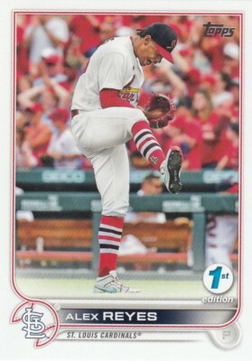 ALEX REYES TOPPS FIRST 1ST EDITION BASE ST. LOUIS CARDINALS #47 2022 22
