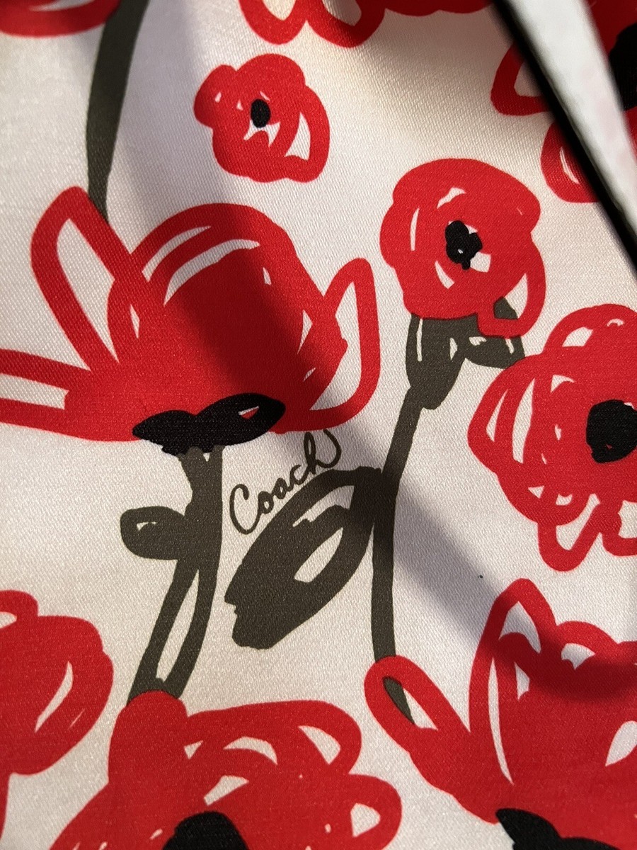 Coach Poppy Floral Flowers. Hallie East. J1220-22442. *One Strap