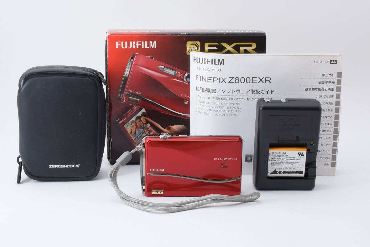 Forest pry様Fujifilm FinePix Z 800EXRレッド NearMint w/Box] FUJIFILM FinePix Z800 EXR Red 12.0 MP