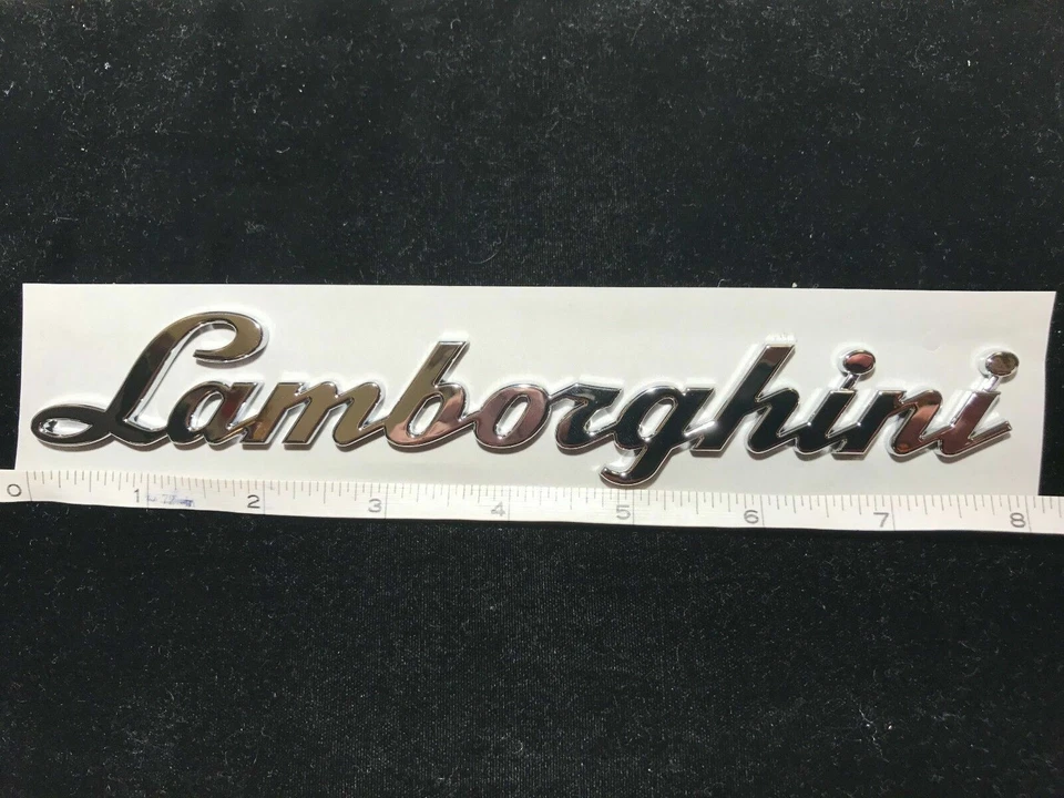 Lamborghini Huracán Gallardo Murcielago OEM Logotipo Escritura Emblema Insignia 4T0853742 Foto 2 de 4