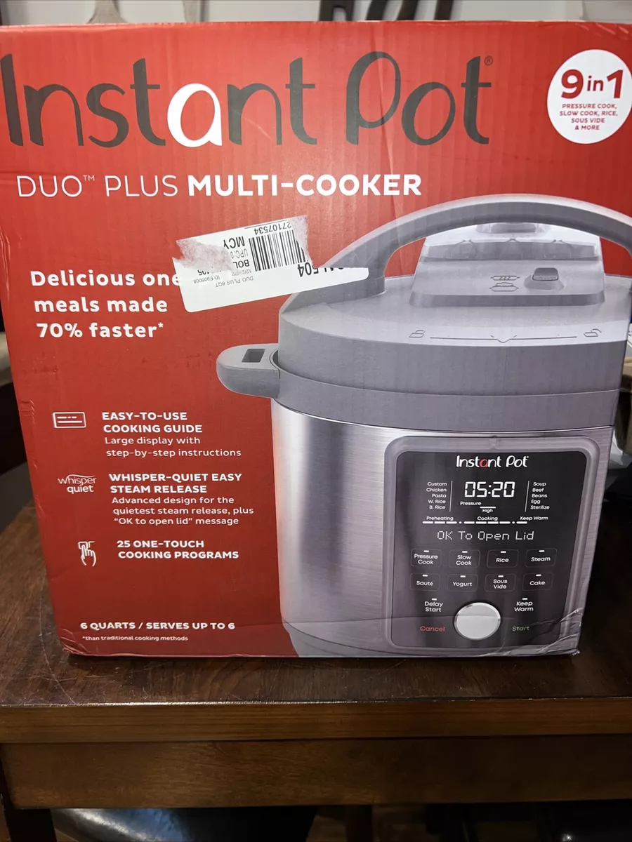 Instant Pot Duo Plus 9-in-1 Electric Pressure Cooker, Slow Cooker