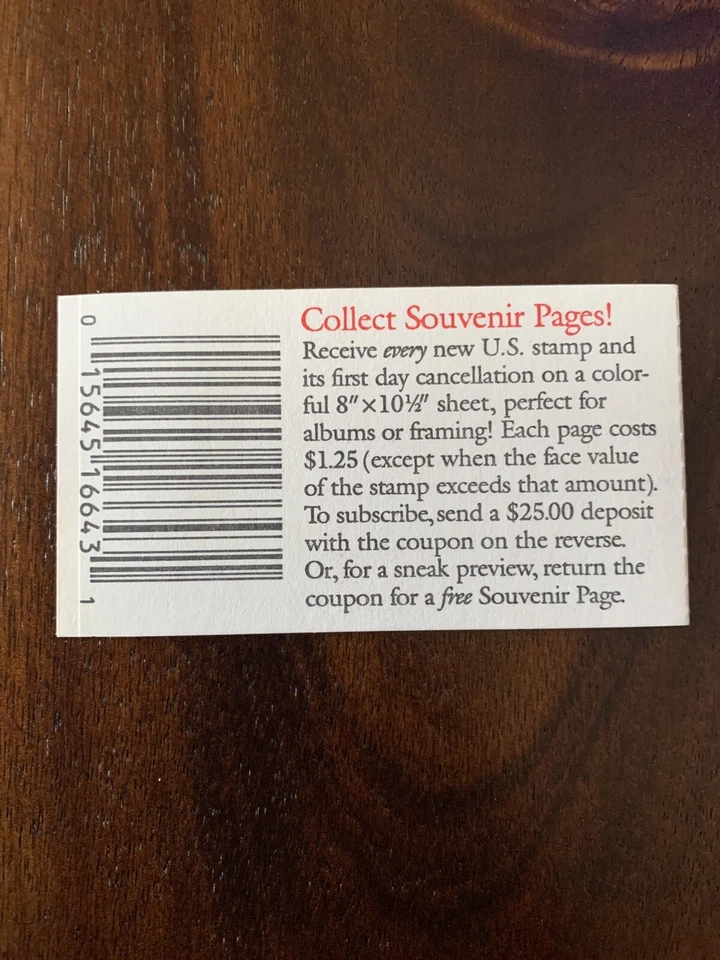 U.S. Booklet #174, 1991, 29 cent Wood Duck, MNH, BK174 - Image 3 of 4