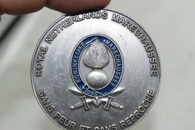 Royal Netherlands Marechaussee ALS HET EROP AANKOMT Challenge Coin