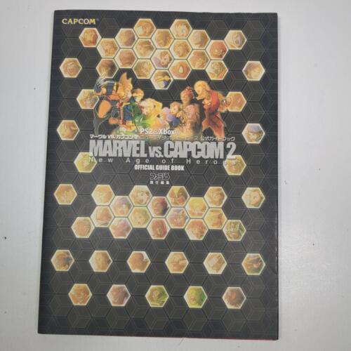 Marvel vs. CAPCOM 2 New Age of Heroes GAME GUIDE BOOK PS2 Xbox Japanese Used - 第 1/5 張圖片