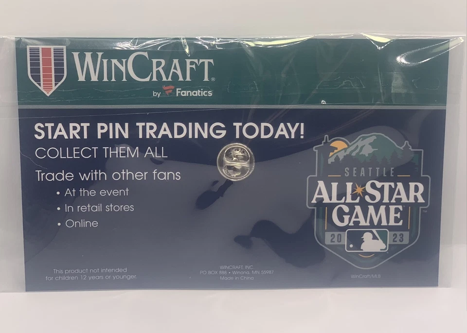 2023 ALL STAR GAME Seattle Collectible Giveaway Lapel Pin Fanatics LE /400 🔥 - Image 2 of 2