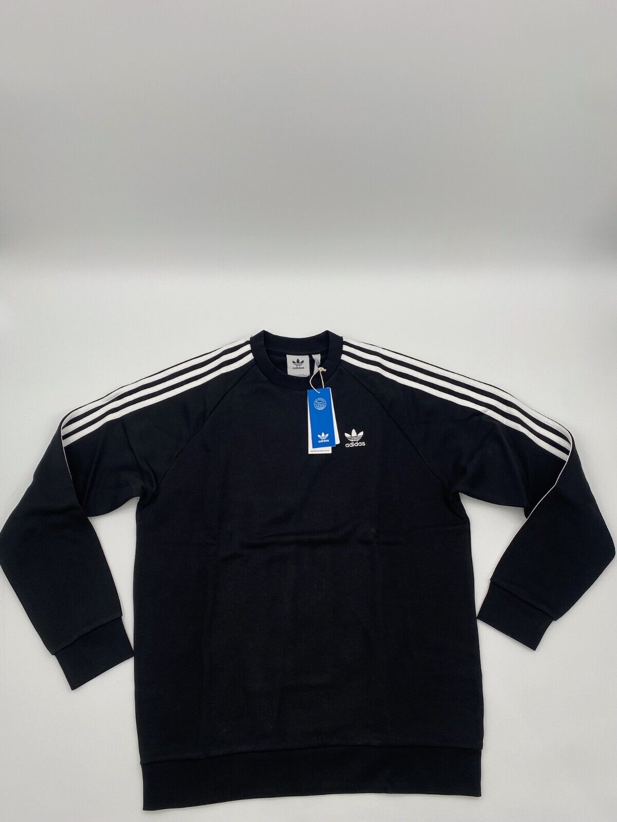 frimærke Bekostning deadline Adidas 3-stripes Crew Sweatshirt Men Size Medium | eBay