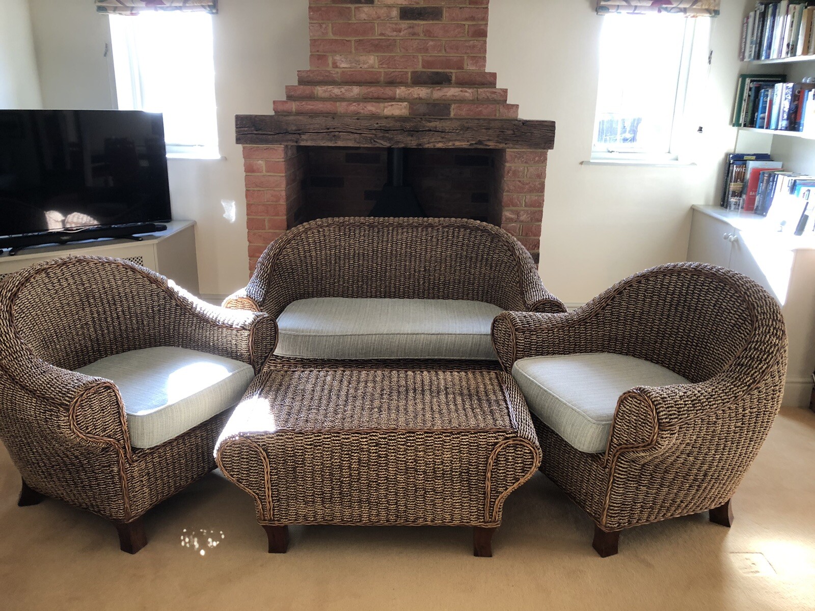 Rattan conservatory furniture used eBay