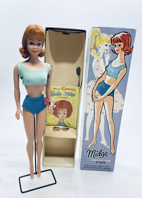 VINTAGE BARBIE 1958, Modern Furniture Studio Set Stock #810 Fabriqué en Japon EUR 1.090,00