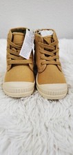 Old Navy Booties Boots Brown Kids Boys Toddlers Size 8 Zip NWT