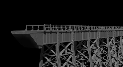 Bridge H0 scale trains viaduct of the Polvorilla Argentina File for 3D Printing - 第 9/23 張圖片