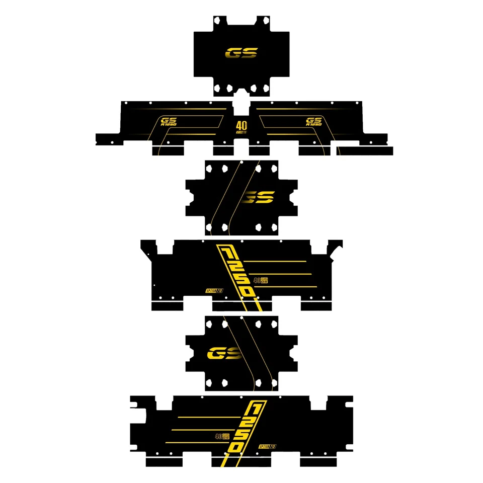 Adesivi Valige per BMW R 1250 GS/ADV 40 th Anniversary VA2-FM-068 - Immagine 2 di 2
