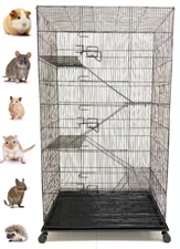 55" XLarge 5-Level Ferret Squirrel Chinchilla Sugar Glider Mice Rat Gerbil Cage 