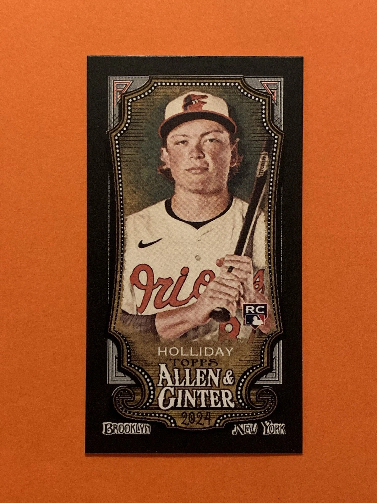 JACKSON HOLLIDAY 2024 Topps Allen & Ginter ROOKIE Mini BLACK BORDER #277 SSP