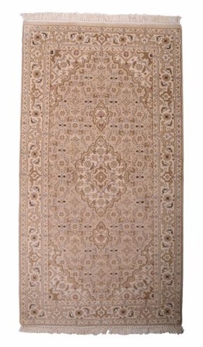 Bokara Rug Co., Inc. Tapis bleu foncé et doré de haute qualité noué à la main - Canada