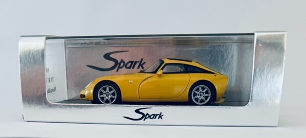 ミニカー 1/43 TVR T350 Targa Spark 1:43 TVR T350 C Targa - Yellow (S0213) | eBay