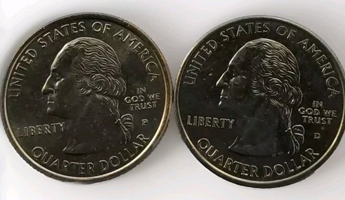 1999 PD New Jersey State Quarter Set -Gem Uncirculated 25 C Reeded Edge-24.3 MM - Picture 5 of 6