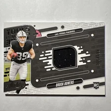 ‘24 Absolute, Brock Bowers RC, LV Raiders, Tools Of The Trade Patch 315 /399