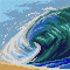 Orchidea Gobelin canvas for halfstitch without yarn Wave 3535D