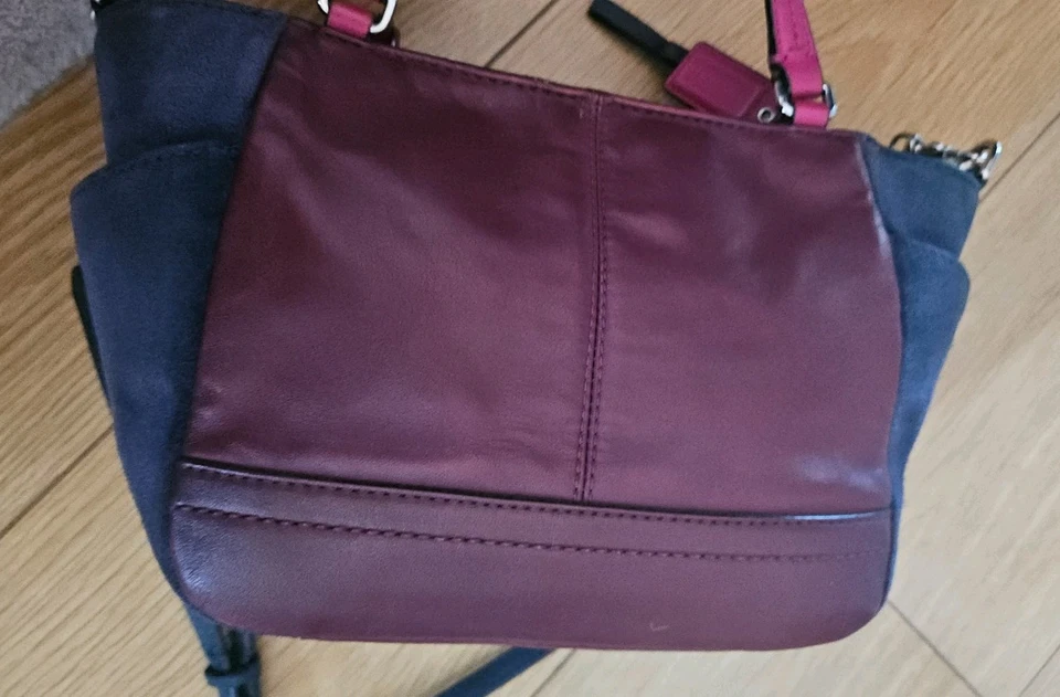 Coach Park Quilted Leather & Suede Mini Tote / Crossbody  Style F49865 - image 3 of 4