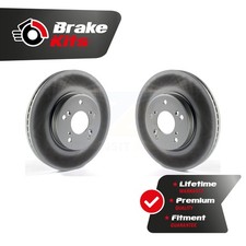 Front Coat Disc Brake Rotor Pair For 2016-2022 Honda HR-V 2013-2017 Accord