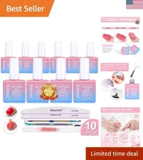 Easy Gel Nail Polish Removal Kit - Non-Irritating, Gift Worthy for Beginners