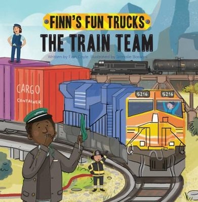 The Train Team : A Lift-The-Page Truck Book Board Books Finn Coyl