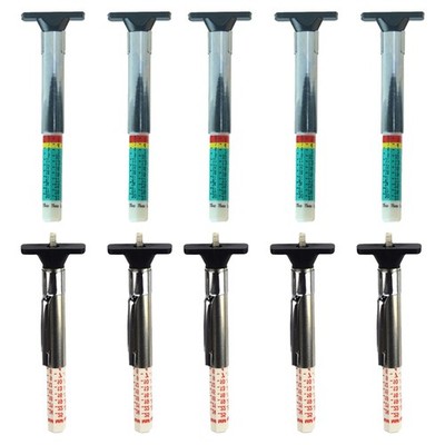 10Pcs Color Coded Tire Tread Depth Gauge Car Automotive Measurement Tools NEW