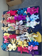 Ty Retired Original Beanie Babies Plush Toy Lot Assorted Colors