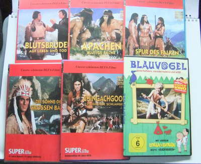 DVD Filme  Konvolut sammlung DEFA Indianerfilme