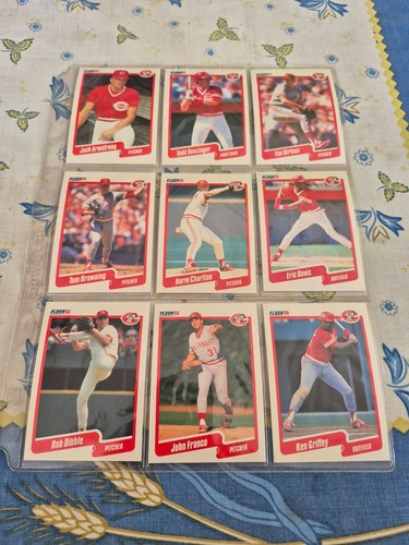 FLEER 1990 BASEBALL / CINCINNATI REDS TEAM ( 24 CARDS) | eBay