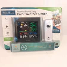 La Crosse Technology V10-TH Color Wireless Wi-Fi Essential Weather Station NIB 