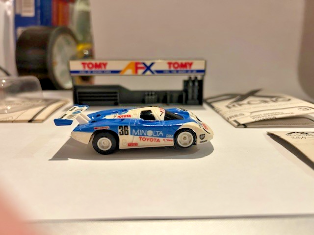 RARE 1990 AFX/TOMY Minolta Tom's 88C-V Toyota EX-003 Turbo Chassis