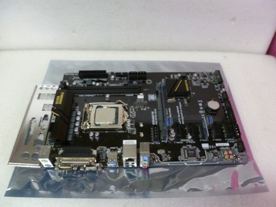 GIGABYTE GA-H110-D3A OEM MOTHERBOARD + INTEL CPU CELERON G3930 2.GHZ IO COVER