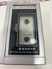 Vintage Sanyo M-G41 Walkman AM/FM Cassette Player Parts/Repair Japan