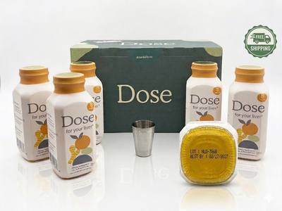#ad DOSE For Your Liver Optimal Liver Function Liver Cleanse 16oz x 6PACK Exp 2 27 $150.00