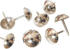 Silver Finish Upholstery Nails, Furniture Tacks Thumb Tacks, Push Pin 7/16In -