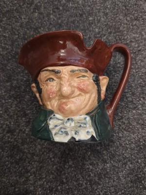 Royal Doulton TOBY MUG Miniatur Figur Krug Old Charley England kostenloser Versand