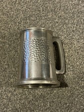 Vintage Pewter Mug/ Tankard Olde Country Rose Pewter
