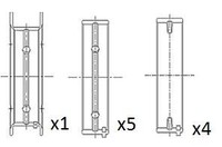 Fai Autoparts Kurbelwellenlager BM1021-STD FüR Alfa Romeo Chevrolet CitroËN