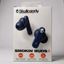 Skullcandy Smokin' Buds XT in-Ear Wireless Earbuds Blue Brand New