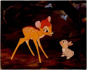 Bambi Disney Original Technicolor Dye-Transfer Re-Release Publicity Still 8×10